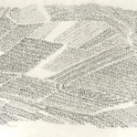 זכרון יעקב 1975, עפרון על נייר, X 79  59  ס"מ. 2013BD